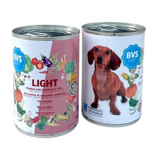 Barakaldo Vet Shop Comida Húmeda Diet Light Grain Free Ternera con Calabaza y Piña para Perros 