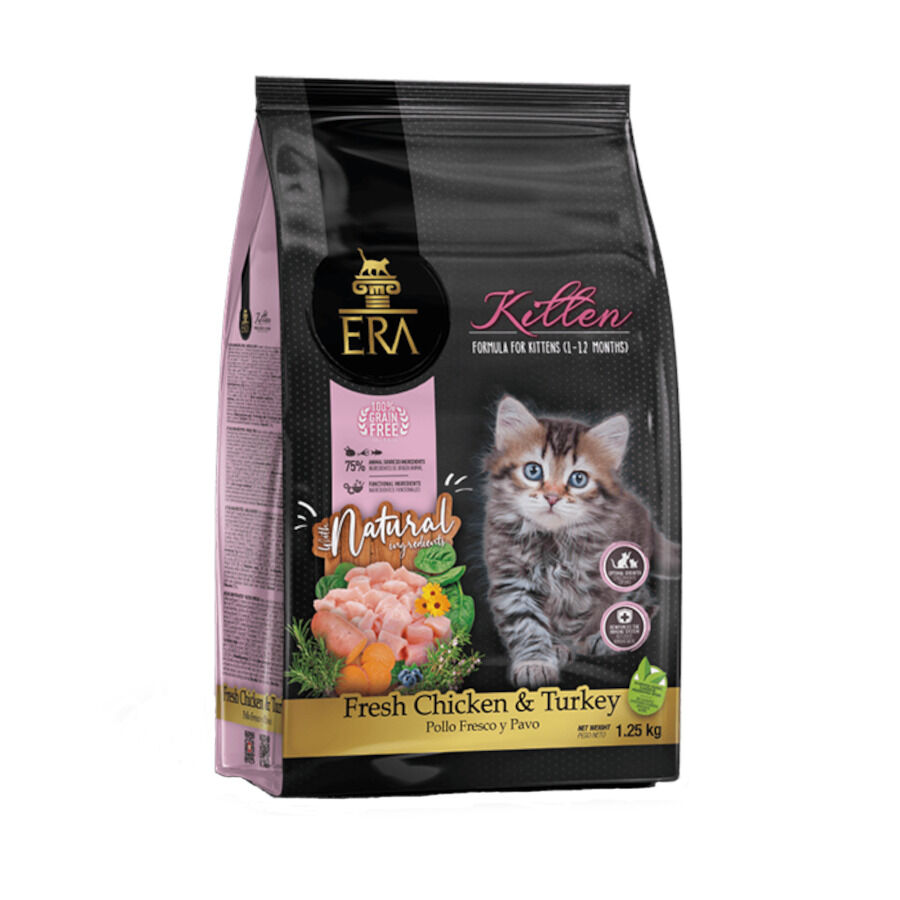 ERA Grain free Kitten pollo y pavo pienso para gatos