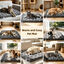 Nobleza Manta Autocalentable para Gatos y Perros Peque&ntilde;os (70 x 50 cm) - Manta T&eacute;rmica de Felpa Suave Tipo Burbuja, Sin Calentamiento El&eacute;ctrico, Esterilla Lavable con Base Antideslizante, Gris, , large indicador imagen numero 3