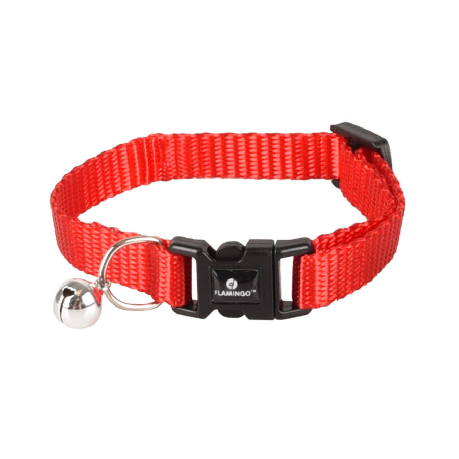 Flamingo Collar Ziggi Rojo para gatitos, , large Imagen numero 1