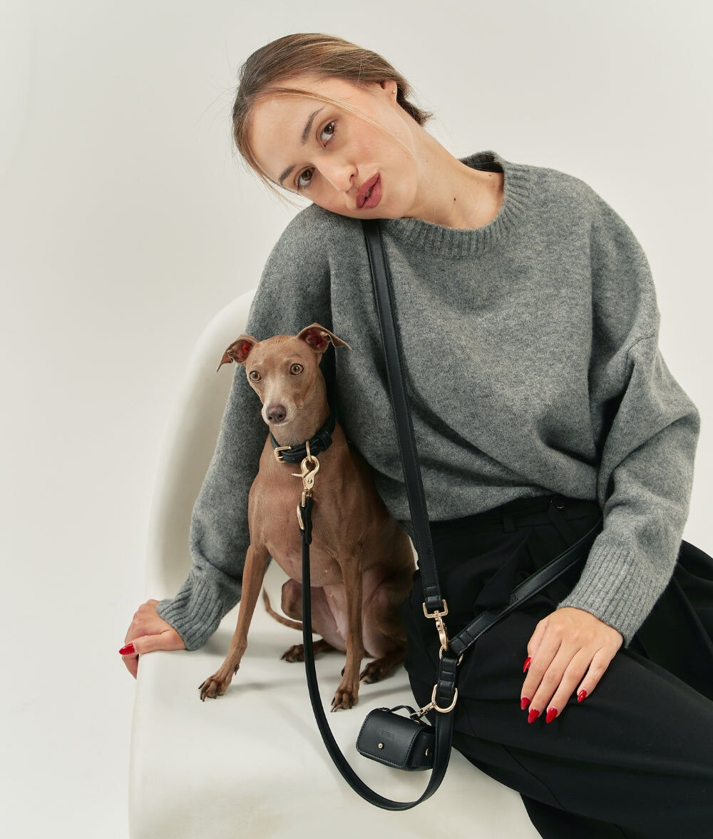 CAFIDE Correa Cuero Vegano Jala Negro, , large Imagen numero 3