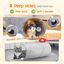 Nobleza Tunel para Gatos en Forma de S, Túnel de 2 vías para Interiores con 2 Agujeros y Bola suspendida Juguetes para Gatos, Tunel Plegable para Mascotas Juguete para Gato Conejo Hurones, L108 cm, , large indicador imagen numero 5