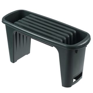 VidaXL Nature Taburete verde para jardín