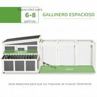 PawHut gallinero de madera exterior para aves, , large image number null