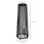 Outsunny Lámpara de Pie de Mimbre Ratán de Energía Solar con LED 0,8 W Interruptor de Control de Luz Automático Decoración para Exterior Ø21,5x61 cm Negro, , large indicador imagen numero 3