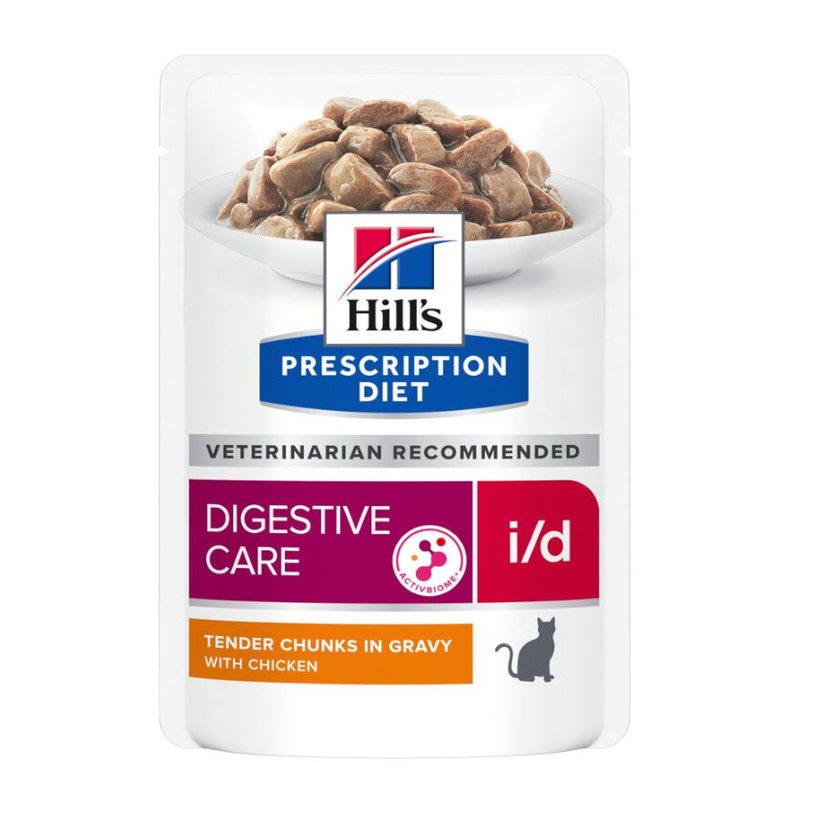 Hill&#039;s Prescription Diet Digestive Care i/d Pollo en salsa sobre para gatos Multipack thumbnail