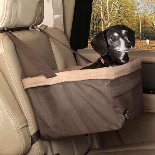 Asiento elevador de coche para mascotas color Marr&oacute;n, , large Imagen numero 3