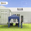 Outsunny Carpa Plegable Gazebo 2x2 m Cenador de Jardín con 4 Paredes Laterales Tela Oxford 2 Puertas 2 Ventanas y Bolsa de Transporte Impermeable para Exterior Terraza Camping Fiestas Azul, , large indicador imagen numero 3