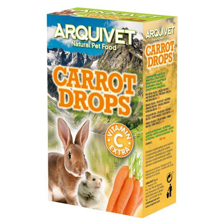 Premios Drops para roedores sabor Zanahoria