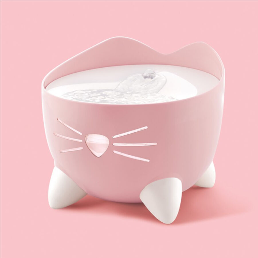 Catit PIXI Fuente Bebedero Rosa para gatos thumbnail