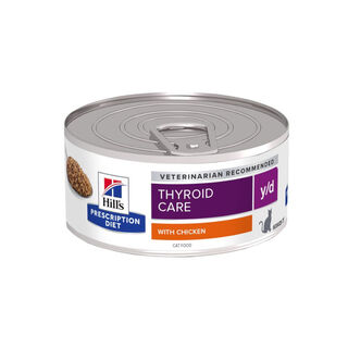 Hill's Prescription Diet Thyroid Care y/d Pollo lata para gatos