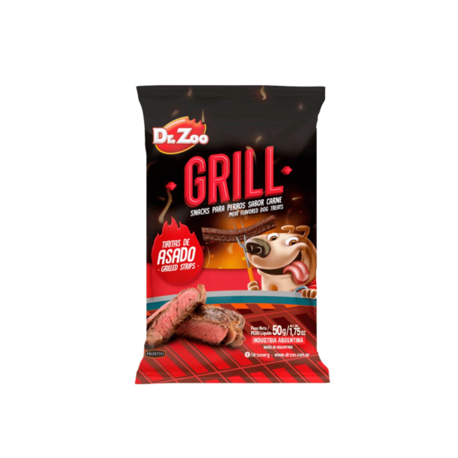 12 bolsitas x 50 g Dr. Zoo Snacks Tiritas De Asado Grill Para Perros, , large Imagen numero 1