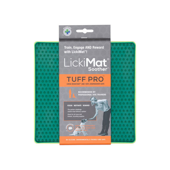 Comedero LickiMat Tuff Soother Pro Verde para perro, , large Imagen numero 1