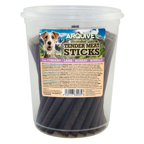 Snacks Tender Meat Sticks para perros sabor Cordero, , large Imagen numero 1