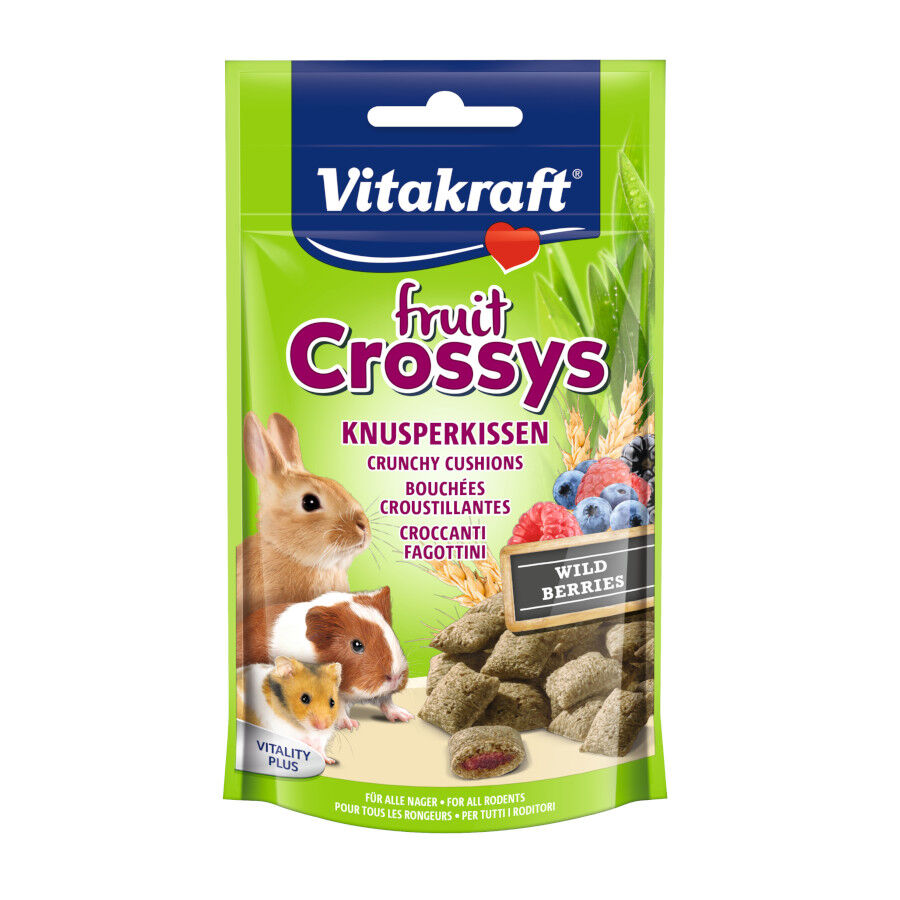 Vitakraft Fruit Crossys Frutos del Bosque snacks para roedores
