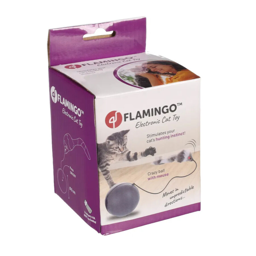 Flamingo Boula Ratón Interactivo para gatos thumbnail