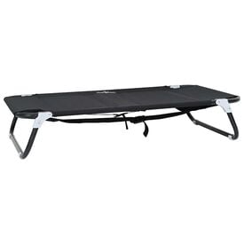 vidaXL Cama para Perros Plegable Sofá Silla Tela Oxford y Acero Gris Antracita