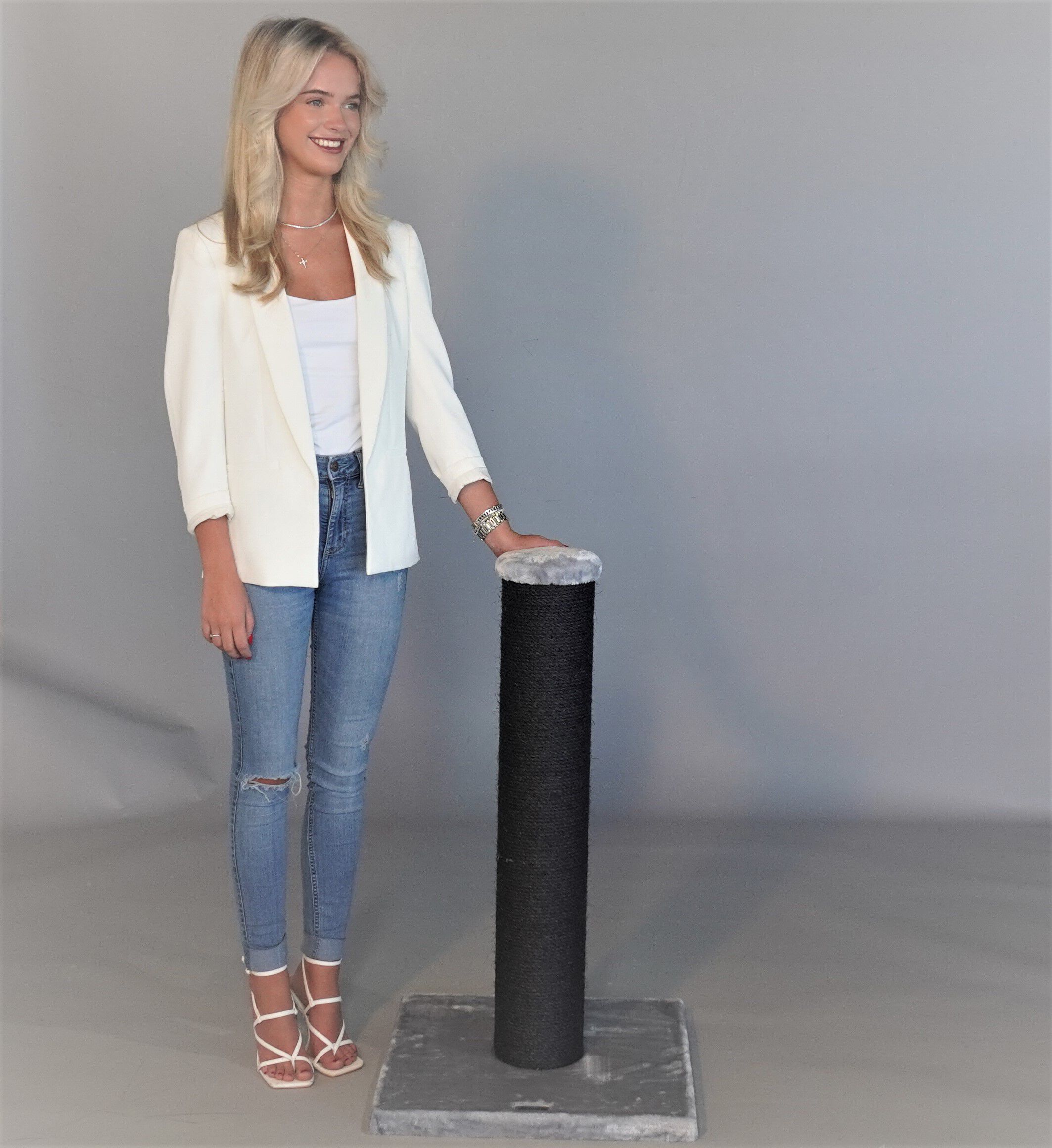 RHR Quality Rascador Ragdoll Scratcher Blackline (Gris Clar, , large Imagen numero 1