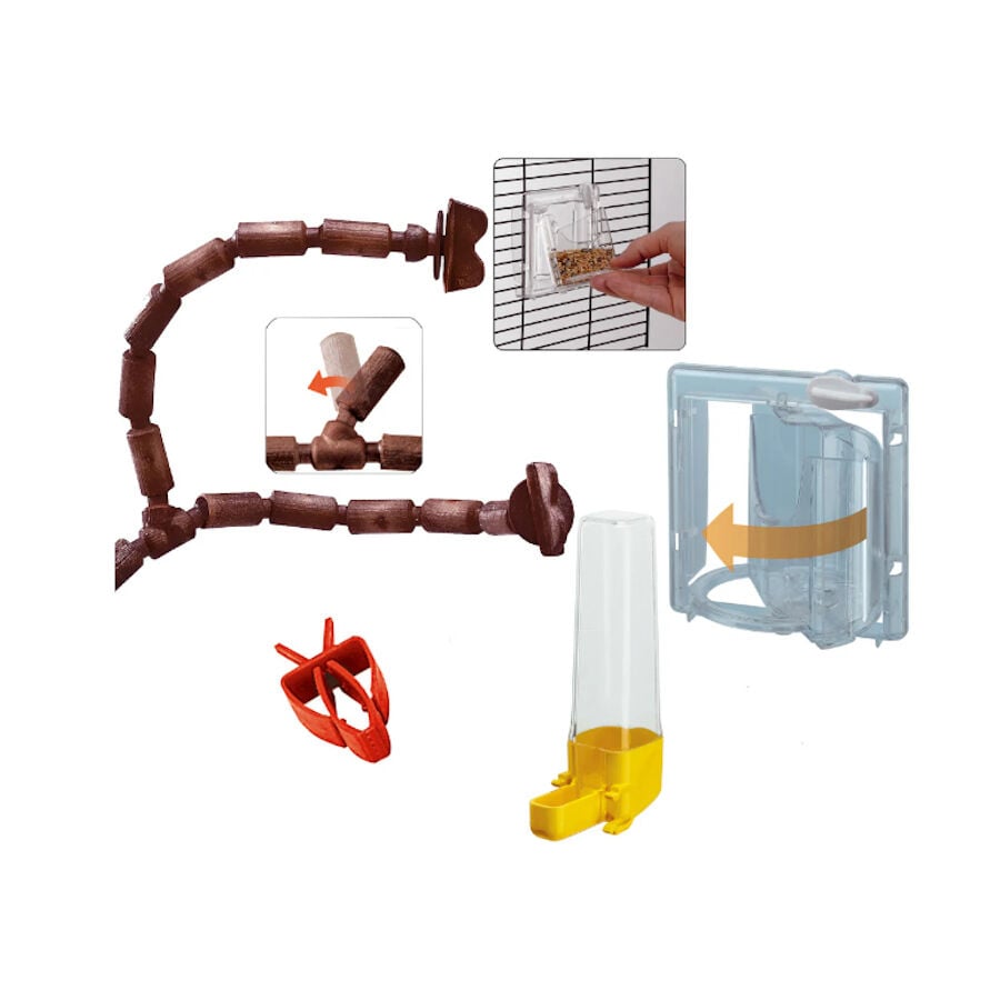 Ferplast Giulietta 4 Jaula para pájaros thumbnail