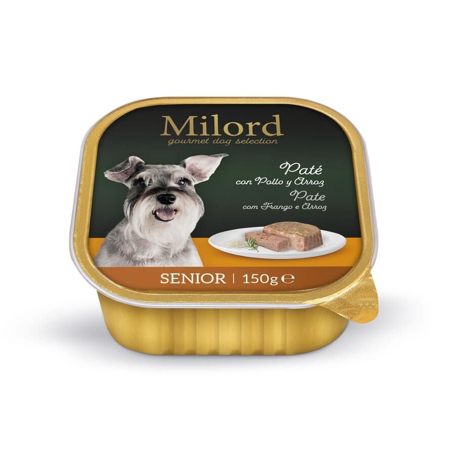 Milord Senior Pollo y Arroz en paté tarrina para perros thumbnail