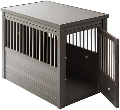 FINCA CASAREJO Jaula Confort Modelo Arkansas gris  Perrera de Interior para Perros thumbnail