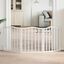 vidaXL Puerta para perros plegable 3 paneles madera álamo blanca 150cm, , large indicador imagen numero 7