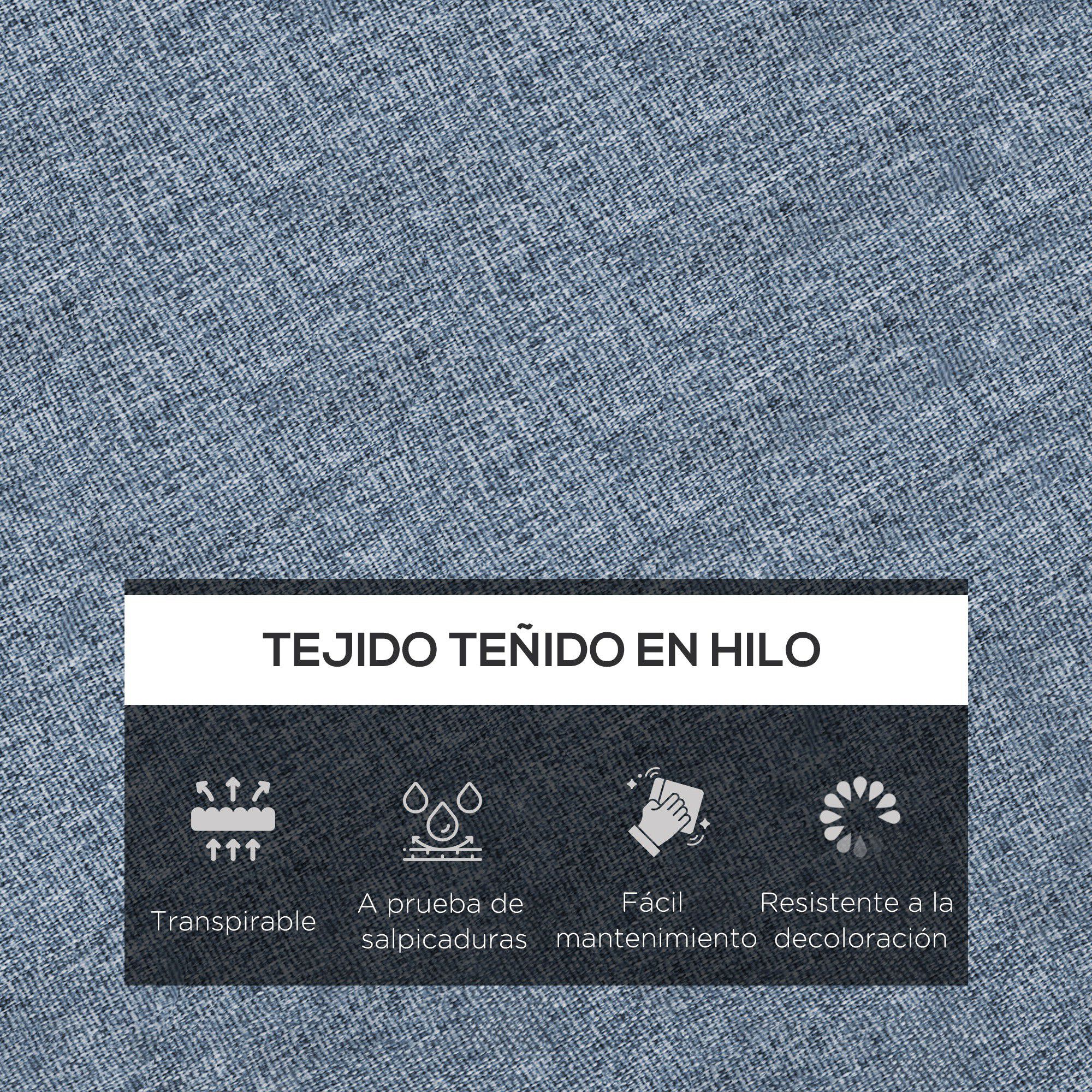 Outsunny Coj&iacute;n para Banco Crema, , large Imagen numero 4