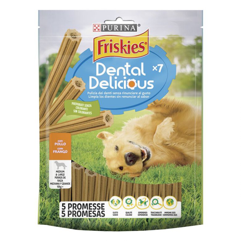 Friskies Delicious Snack Dental de Pollo para perros, , large image number null
