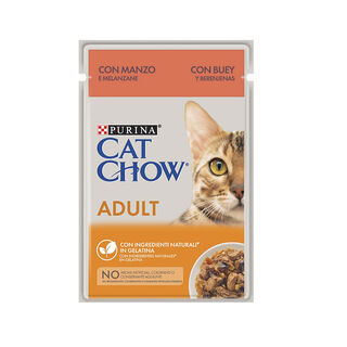 Purina Cat Chow Buey sobre para gatos