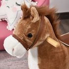 Juguete caballo cabalancín Homcom para niños color Marrón, , large image number null