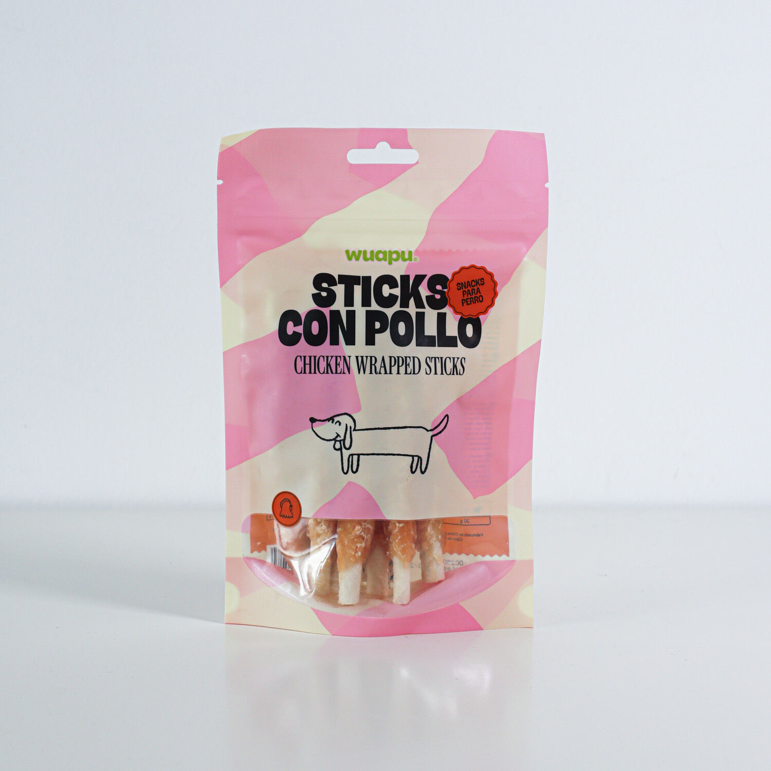 WUAPU SNACK STICKS CON POLLO 100GR, , large Imagen numero 4