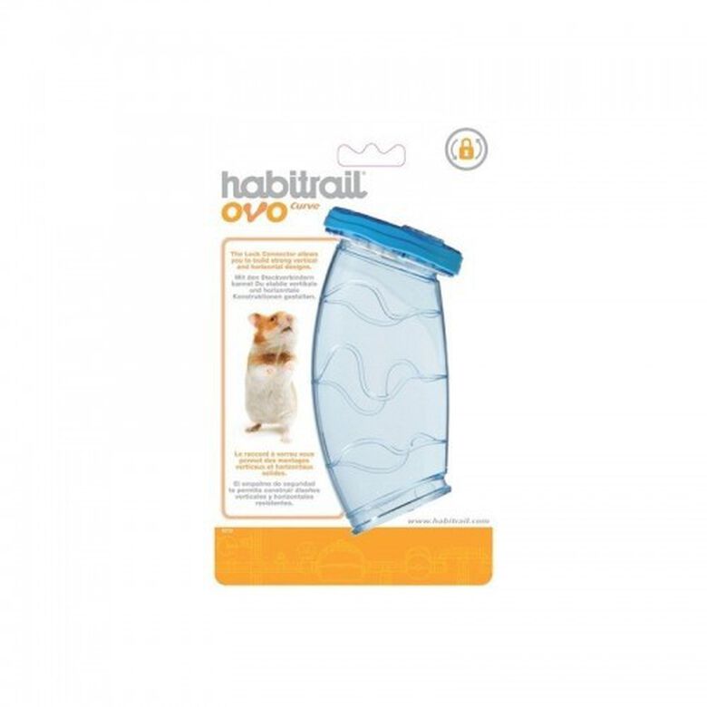 Ovo curva Habitrail para hámsters color Azul