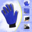 Nobleza - Guantes Quita pelos Mascota, Guante para Mascotas de Doble Cara, Cepillo para Perros y Gatos Lavable y Reutilizable para Animales, de Doble Cara para Eliminar el Pelo de Perros y Gatos, Azul, , large indicador imagen numero 3