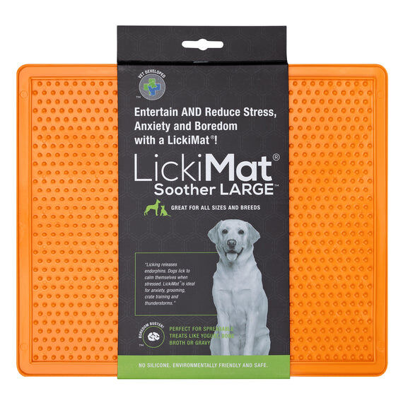 Comedero LickiMat Soother Classic Naranja para perro, , large Imagen numero 3