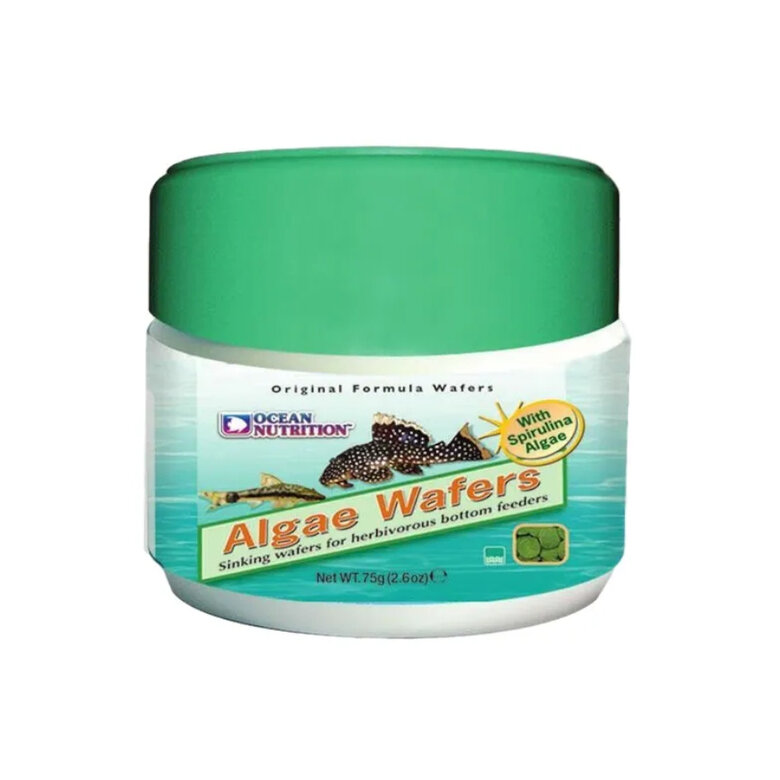 Ocean Nutrition Algae Wafers para peces de boca succionadora Tiendanimal