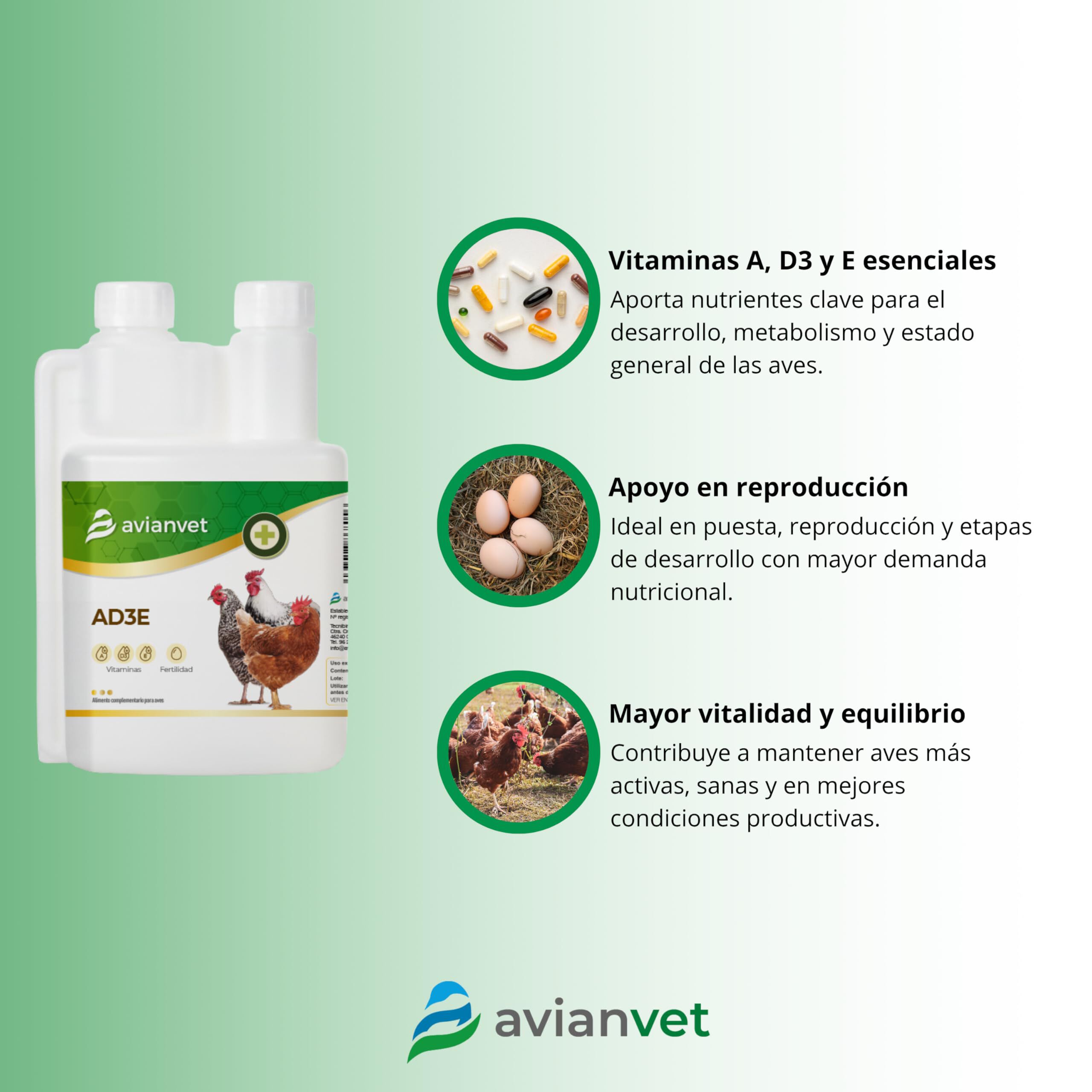 Avianvet AD3E Gallinas 200 ml, , large Imagen numero 2