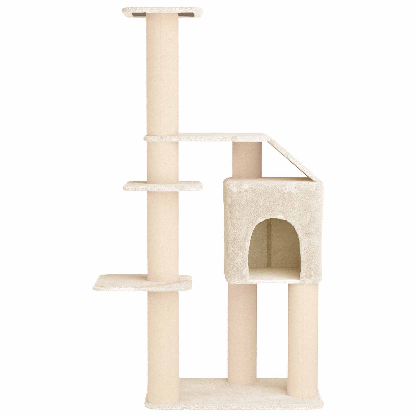vidaXL &Aacute;rbol para gatos con postes de sisal Torre Gatos Muebles Felinos, , large Imagen numero 5