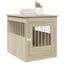 vidaXL Jaula para perros madera de ingeniería roble Sonoma 55x80x68 cm, , large indicador imagen numero 18