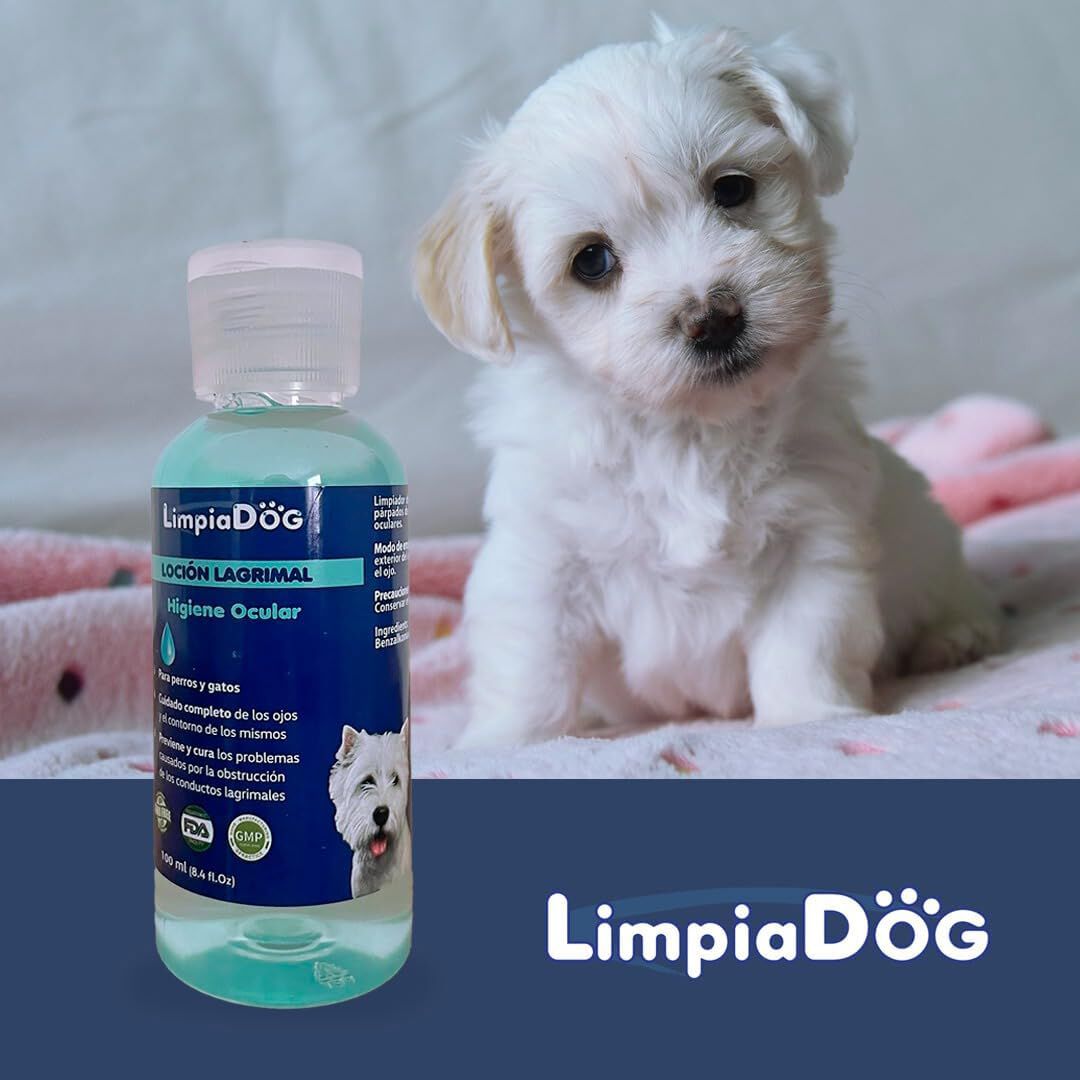 Limpiadog Limpiador lagrimal Miradas Radiantes: Limpiador de Ojos y lagrimales para Mascotas Perros y Gatos 100 ml, , large Imagen numero 4