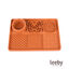 Leeby Alfombrilla de Lamer Naranja para perros y gatos, , large indicador imagen numero 2