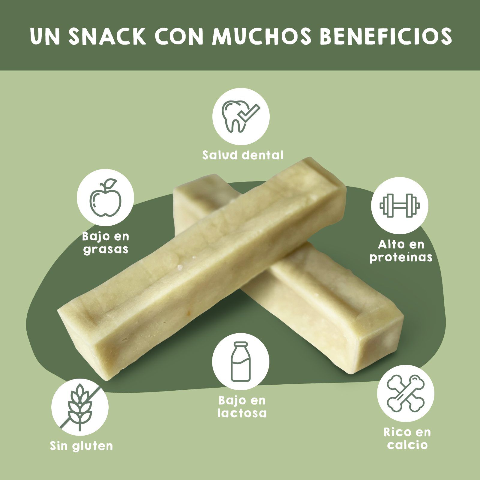 MAIKAI Hueso para Perros Queso del Himalaya Pack de 2 - Mordedor Natural para Perros thumbnail