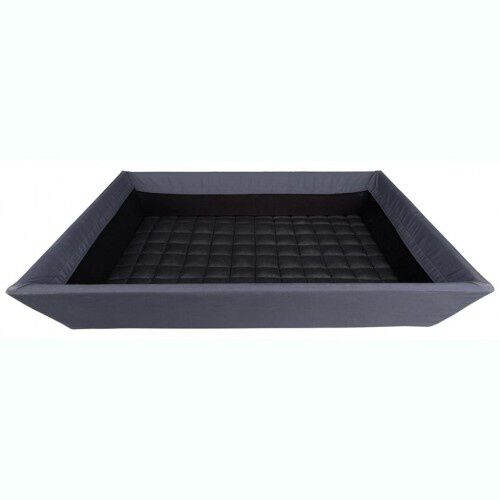 Cama de tapicer&iacute;a de tela para perros color Gris, , large Imagen numero 3