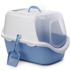 Caja de arena Cathy Easy Clean para gatos color Azul, , large image number null