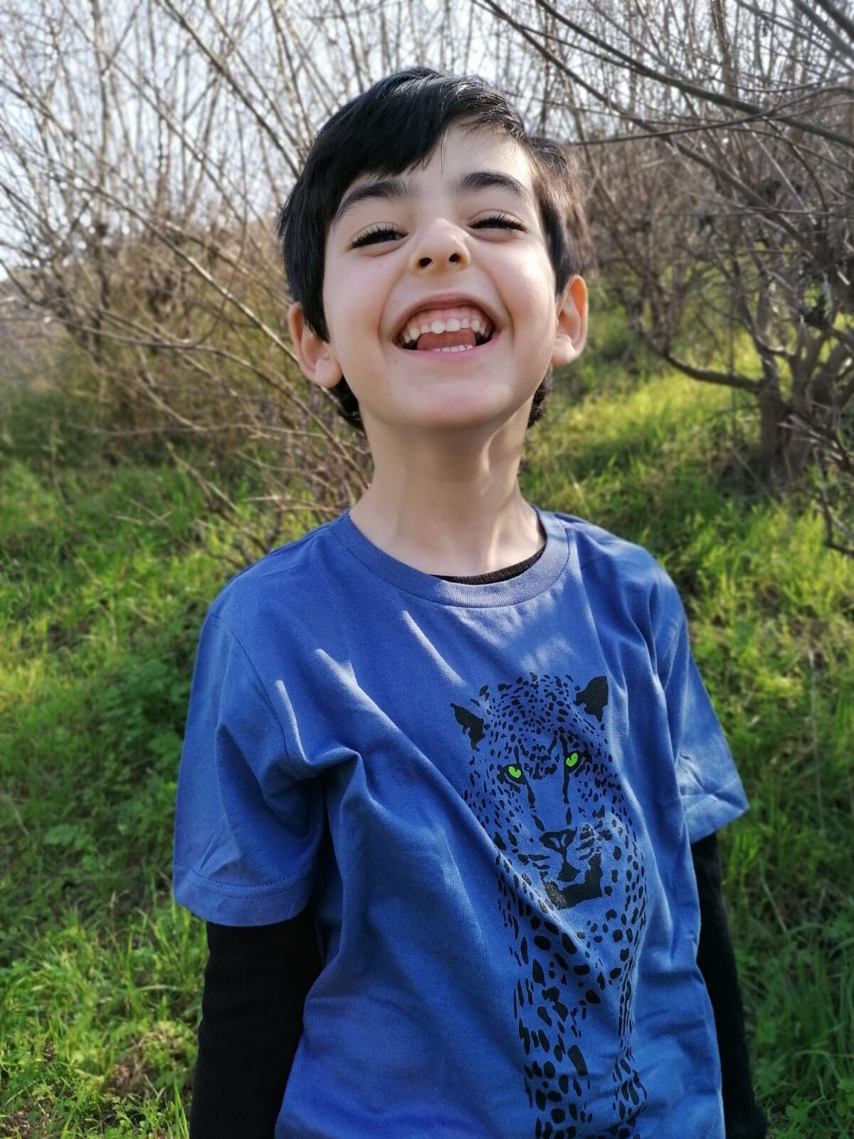Camiseta niño/a jaguar color Azul thumbnail