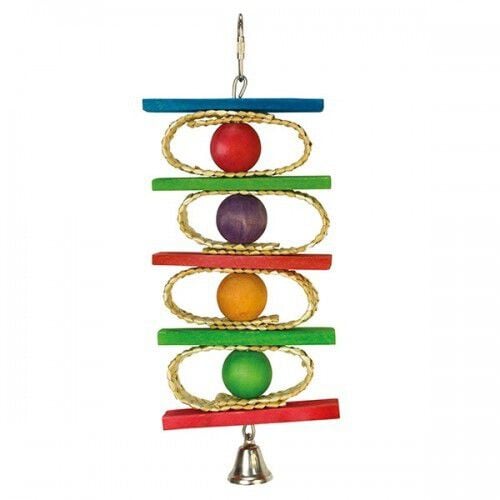 Juguete con aros, bolas de colores y campana color Multicolor