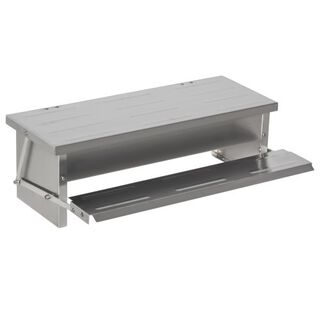 Pawhut comedero de exterior plata para aves de corral