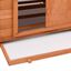 Vidaxl gallinero exterior color madera, , large indicador imagen numero 5