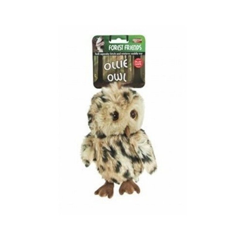 Animal instincts forest friends buho de peluche multicolor para perros, , large image number null