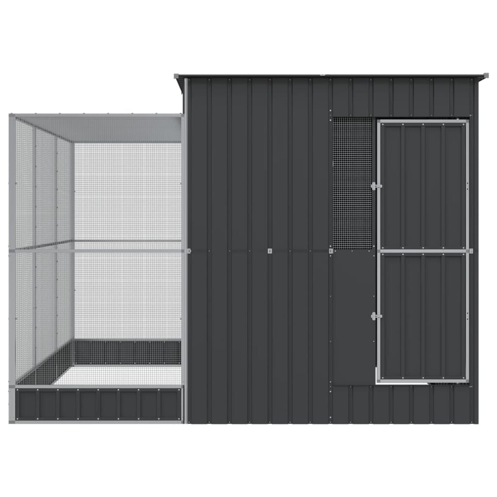 vidaXL Pajarera de acero extensible para Periquitos thumbnail