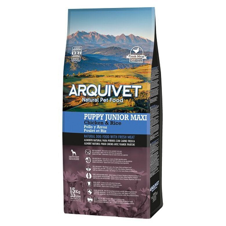 Pienso Puppy Junior Maxi Arquivet para perros sabor Pollo